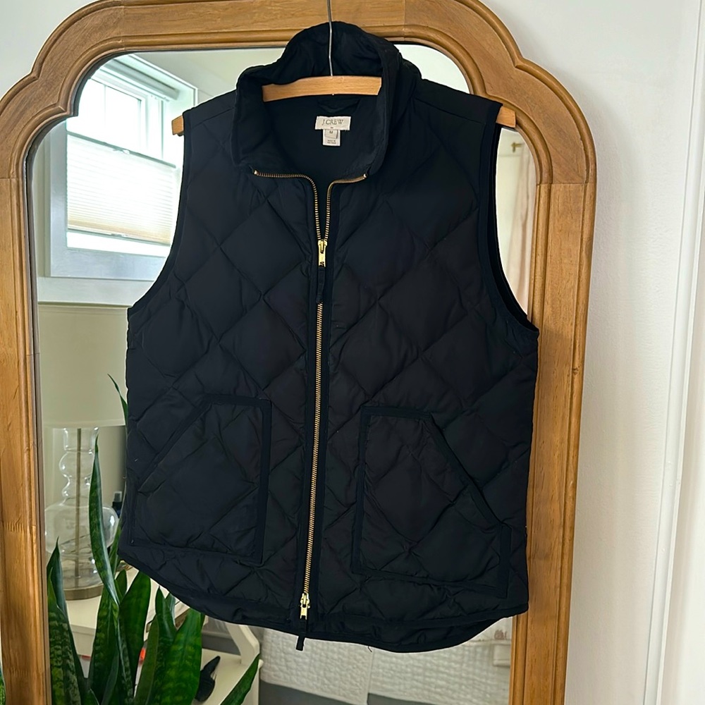 J crew quilted vest